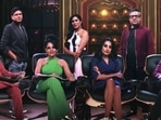 The seven sharks on Shark Tank India (L-R)- Aman Gupta, Peyush Bansal, Namita Thapar, Ghazal Alagh, Vineeta Singh, Ashneer Grover, and Anupam Mittal.