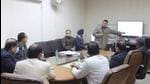 Ludhiana DC Varinder Kumar said no stone should be left unturned for smooth conduct of Punjab assembly elections in district. (Gurpreet Singh/HT)