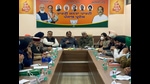 Punjab BJP president Ashwani Sharma had won the Pathankot seat in 2012, but lost in 2017 to Congress’s Amit Vij by around 11,000 votes. (ANI)