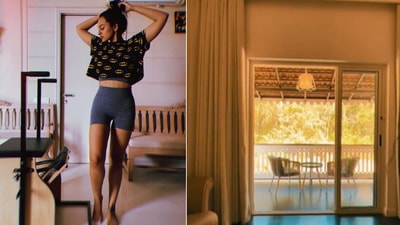 Sonakshi Sinha gives a glimpse of her house. Sonakshi Sinha gives a glimpse of her house.