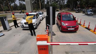 Parking lots in Chandigarh are divided into two zones – 32 in Zone 1 and 57 in Zone 2. MC had auctioned both zones for around  ₹10 crore annually. (HT File Photo)