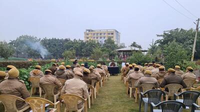 Bharatpur SP Shyam Singh said one constable has been suspended after a preliminary inquiry by a deputy SP-rank police officer. Bharatpur SP Shyam Singh said one constable has been suspended after a preliminary inquiry by a deputy SP-rank police officer.