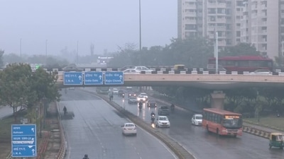Delhi received rain in early on Thursday morning. (ANI Photo)