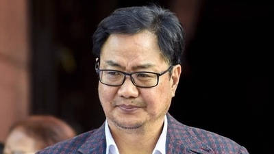 Union law minister Kiren Rijiju (File Photo/PTI) Union law minister Kiren Rijiju (File Photo/PTI)