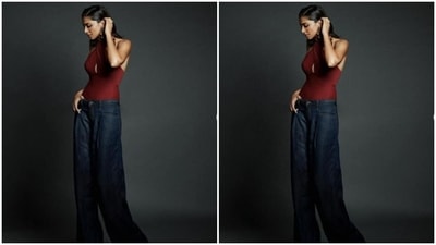 "Nothing much, just some great genes… sorry jeans," Deepika, in a goofy state of mind, wrote the caption for the pictures. (Instagram/@deepikapadukone)