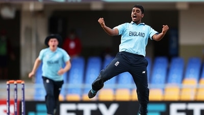 Rehan Ahmed of England's Under-19 World Cup team. (Getty) Rehan Ahmed of England's Under-19 World Cup team. (Getty)
