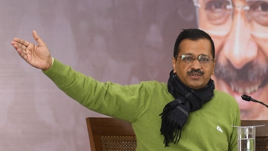 Aam Aadmi Party (AAP) leader and Delhi's chief minister Arvind Kejriwal.(AFP)