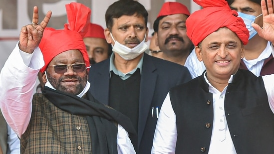 Swami Prasad Maurya was widely expected to face former Congress leader RPN Singh, who joined the BJP on January 25.(PTI)