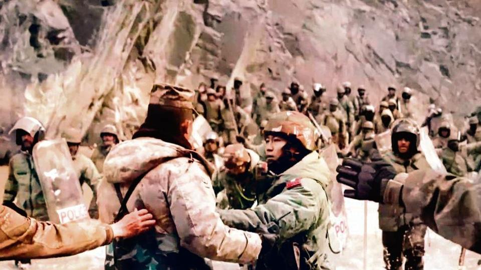 Many Chinese soldiers were killed while attempting to cross the fast-flowing Galwan river in the early stages of the clash with Indian troops on June 15, 2020, the Klaxon reported. (HT File) Many Chinese soldiers were killed while attempting to cross the fast-flowing Galwan river in the early stages of the clash with Indian troops on June 15, 2020, the Klaxon reported. (HT File)