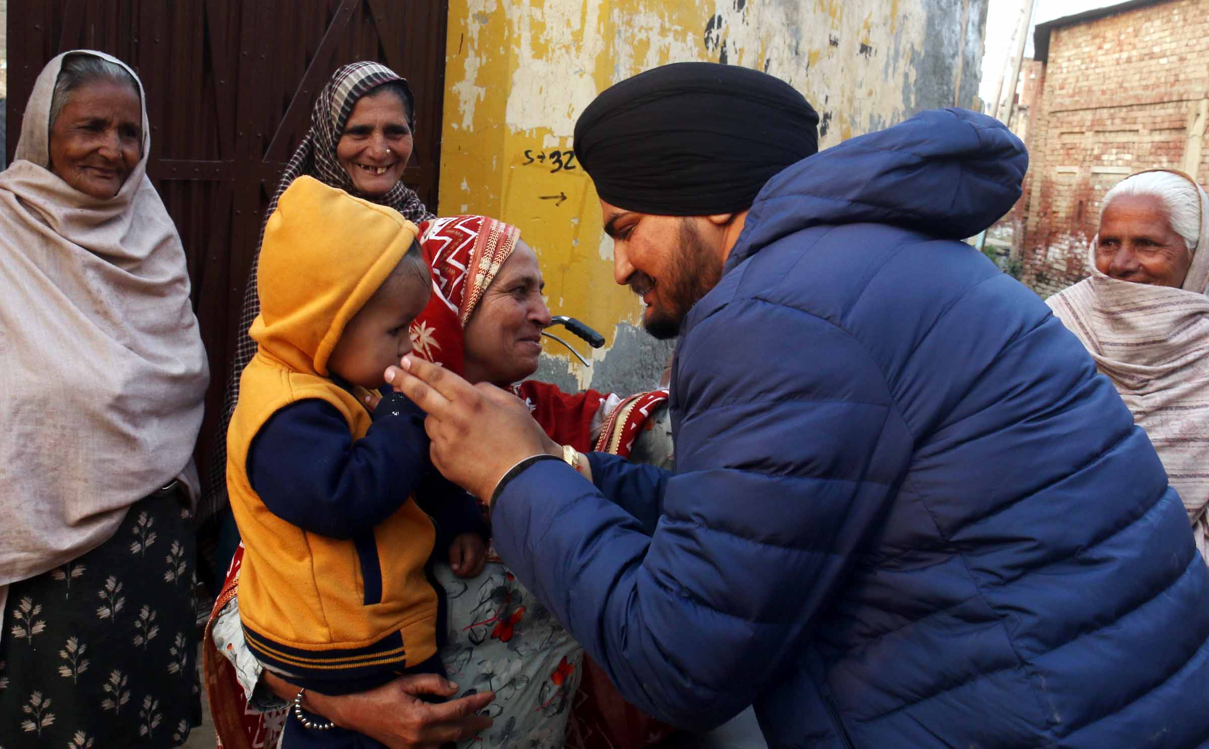 File photo of Sidhu Moose Wala campaigning for the Assembly election where he contested on a Congress ticket from Mansa. (HT Print) File photo of Sidhu Moose Wala campaigning for the Assembly election where he contested on a Congress ticket from Mansa. (HT Print)