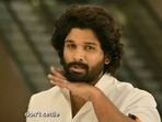 Allu Arjun in a screengrab from his new ad. Allu Arjun in a screengrab from his new ad.