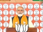 Addressing a virtual ‘Jan Chaupal’ in western Uttar Pradesh that will go to polls in the first phase of the Assembly election, Modi said he is happy that people have decided to not allow rioters and mafia to take control of the state.