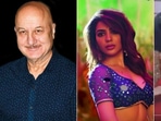 Anupam Kher shares video compilation. of Oo Antava and Hum Aapke Hain Koun's song.