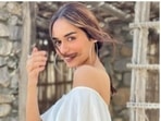 Manushi Chillar is freshly back from her trip in Oman. The actor recently visited Oman where she did it all – from playing badminton on the beach to cycling her way through Oman and exploring the city. A day back, Manushi shared a slew of pictures on her Instagram pictures and gave us fresh fashion goals. This time, it's just the sea, beach and Manushi in a stunning white co-ord set.(Instagram/@manushi_chhillar)