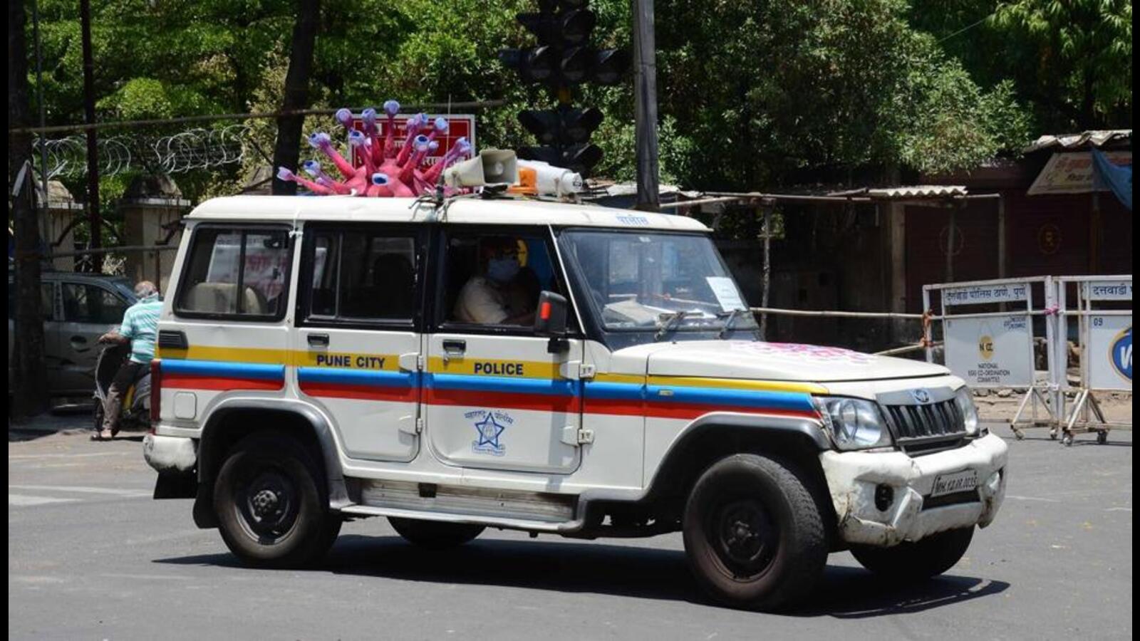 Indian Police Jeep