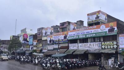 According to Mohali police, two FIRs have been registered at Dera Bassi, two in Kurali city and one at the Phase-8 police station for defacement of property. (HT File Photo/ Representational image) According to Mohali police, two FIRs have been registered at Dera Bassi, two in Kurali city and one at the Phase-8 police station for defacement of property. (HT File Photo/ Representational image)
