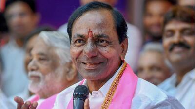Telangana chief minister K Chandrasekhar Rao is unlikely to receive and see off Prime Minister Narendra Modi, who will be arriving on a visit to Hyderabad on Saturday. (PTI FILE PHOTO.) Telangana chief minister K Chandrasekhar Rao is unlikely to receive and see off Prime Minister Narendra Modi, who will be arriving on a visit to Hyderabad on Saturday. (PTI FILE PHOTO.)