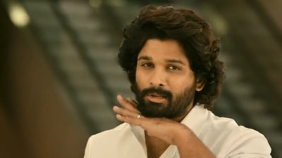 Allu Arjun in a screengrab from his new ad. Allu Arjun in a screengrab from his new ad.