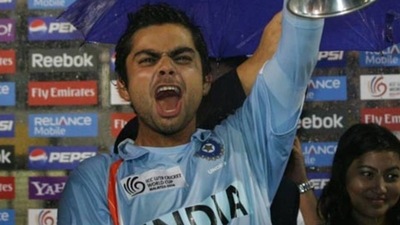 Virat Kohli led India in the 2008 U-19 World Cup (Twitter/BCCI)