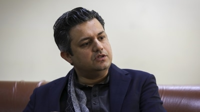 Hammad Azhar, Pakistan's energy minister, speaks during an interview in Islamabad, Pakistan, on Thursday, Jan. 27, 2022. (Azad Zaidi / Bloomberg) Hammad Azhar, Pakistan's energy minister, speaks during an interview in Islamabad, Pakistan, on Thursday, Jan. 27, 2022. (Azad Zaidi / Bloomberg)