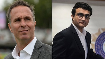 Michael Vaughan (L) and Sourav Ganguly. (Getty) Michael Vaughan (L) and Sourav Ganguly. (Getty)