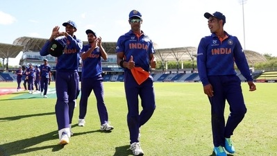 India U19 squad at the U19 World Cup 2022 (Twitter) India U19 squad at the U19 World Cup 2022 (Twitter)