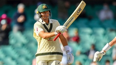 Australia batter Marnus Labuschagne. (Getty) Australia batter Marnus Labuschagne. (Getty)