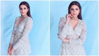 Actor Parineeti Chopra, who is one of the judges of the TV reality show Hunarbaaz Desh Ki Shaan earlier left her fans stunned in a gorgeous ivory sharara set.&nbsp; (Instagram/@parineetichopra)