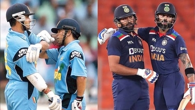 Ganguly and Tendulkar; Rohit Sharma and Virat Kohli