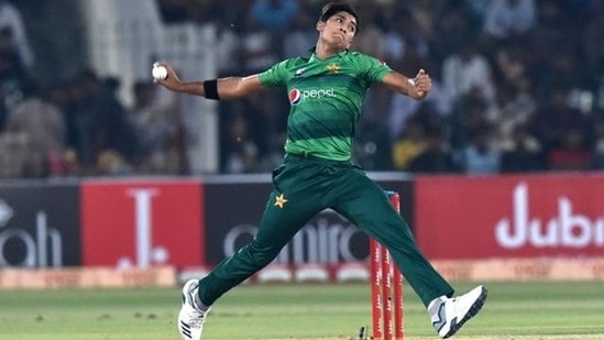 Pakistan pacer Mohammad Hasnain(Twitter)