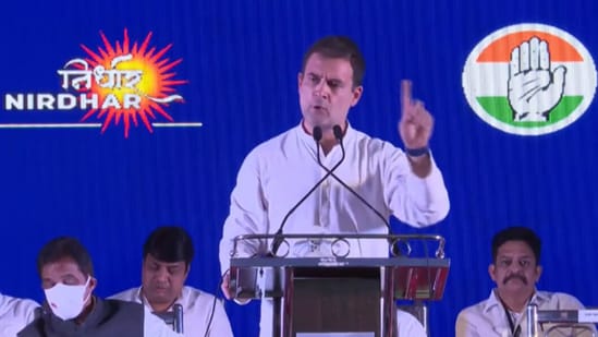 Rahul Gandhi said that the party would implement its ‘Nyay Scheme’ when elected to power in Goa.(Twitter/@RahulGandhi)