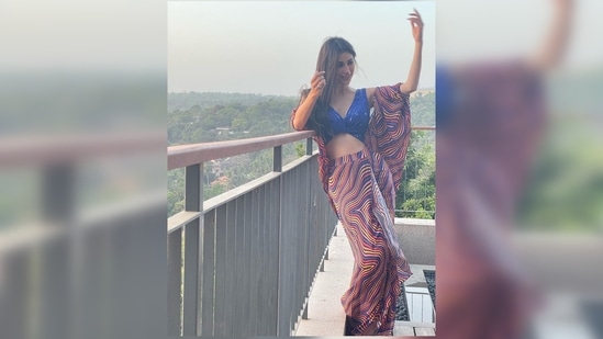 The glow in her face and her million-dollar smile is enough for us to say that Mouni Roy is excited to start her new journey.(Instagram/@imouniroy)