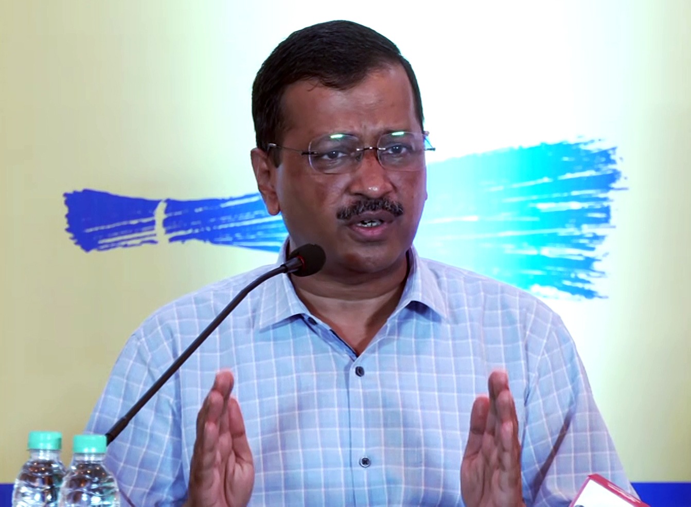 Delhi chief minister and Aam Aadmi Party (AAP) national convener Arvind Kejriwal. (ANI)