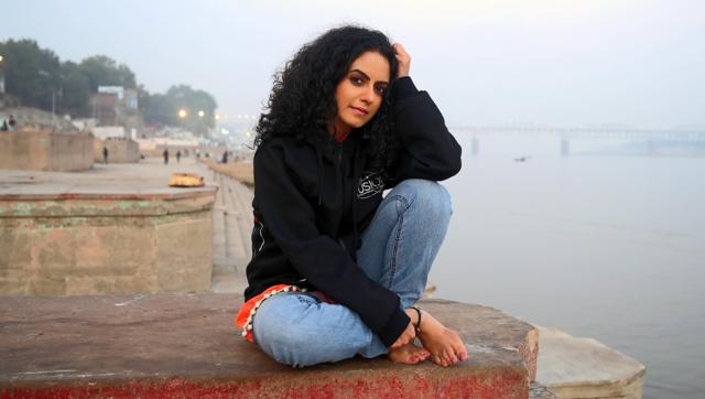 Ismeet Kohli in Varanasi for shoot of her debut TV show. Ismeet Kohli in Varanasi for shoot of her debut TV show.