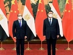 Chinese President Xi Jinping, right, meets with Egyptian President Abdel Fattah el-Sisi at the Great Hall of the People in Beijing, China on Saturday. (AP) Chinese President Xi Jinping, right, meets with Egyptian President Abdel Fattah el-Sisi at the Great Hall of the People in Beijing, China on Saturday. (AP)