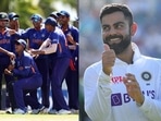 Indian U19 team; Virat Kohli