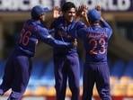 Raj Bawa claims a five-for in the U-19 World Cup 2022 final against England(Twitter/cricketworldcup) Raj Bawa claims a five-for in the U-19 World Cup 2022 final against England(Twitter/cricketworldcup)