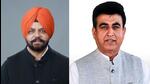 While it was earlier projected to be a two-cornered contest between sitting SAD MLA Manpreet Ayali (left) and Congress’ Sandeep Singh Sandhu (right), the entry of KNS Kang on the AAP ticket has made it triangular. While it was earlier projected to be a two-cornered contest between sitting SAD MLA Manpreet Ayali (left) and Congress’ Sandeep Singh Sandhu (right), the entry of KNS Kang on the AAP ticket has made it triangular.