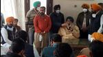Campaign trail: After recovering from Covid, the SAD patriarch revisited six villages this week and is regularly holding meetings with party supporters at his farmhouse in Badal village. (Sanjeev Kumar/HT)