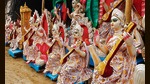Small-scale programmes will replace extravagant community celebrations for residents of Delhi-NCR, this year too. (Photo: Mohd Zakir/ANI) Small-scale programmes will replace extravagant community celebrations for residents of Delhi-NCR, this year too. (Photo: Mohd Zakir/ANI)