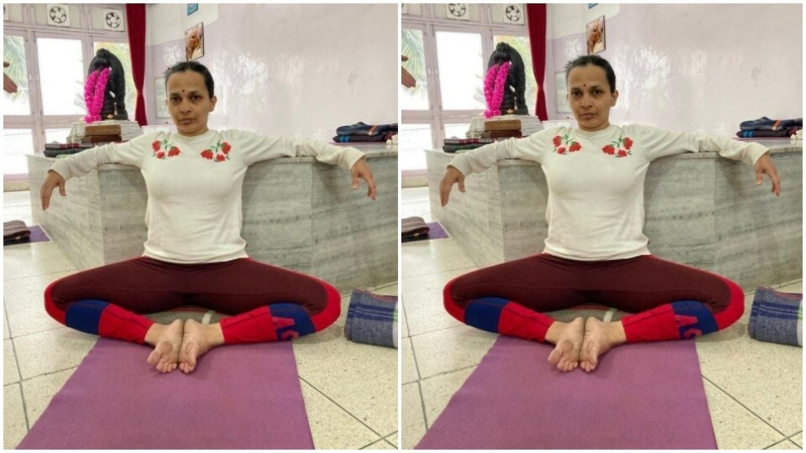 seated criss cross exercise