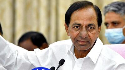 Telangana chief minister K Chandrasekhar Rao was conspicuous by his absence during Prime Minister Narendra Modi’s tour of Hyderabad on Saturday. (ANI) Telangana chief minister K Chandrasekhar Rao was conspicuous by his absence during Prime Minister Narendra Modi’s tour of Hyderabad on Saturday. (ANI)