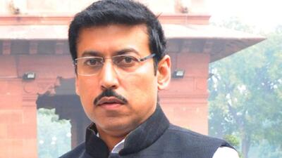 Senior BJP leader Rajyavardhan Rathore claimed that Punjab right now is ruled by drug mafias and sand mafias. He said this was the reason that the common man was suffering. (HT File Photo)