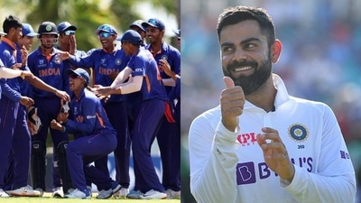 Indian U19 team; Virat Kohli