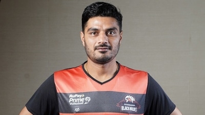Vipul Kumar, the captain of Hyderabad Black Hawks. (PVL 2022) Vipul Kumar, the captain of Hyderabad Black Hawks. (PVL 2022)
