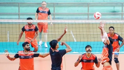 Hyderabad Black Hawks side during a training session. (Hyderabad Black Hawks) Hyderabad Black Hawks side during a training session. (Hyderabad Black Hawks)