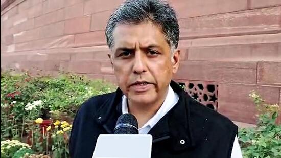 New Delhi, Dec 06 (ANI): Congress Lok Sabha MP Manish Tewari speaks to the media regarding the Union Home Minister Amit Shah's response in Lok Sabha on Nagaland issue during the Winter Session of Parliament, in New Delhi on Monday. (ANI Photo) (ANI) New Delhi, Dec 06 (ANI): Congress Lok Sabha MP Manish Tewari speaks to the media regarding the Union Home Minister Amit Shah's response in Lok Sabha on Nagaland issue during the Winter Session of Parliament, in New Delhi on Monday. (ANI Photo) (ANI)