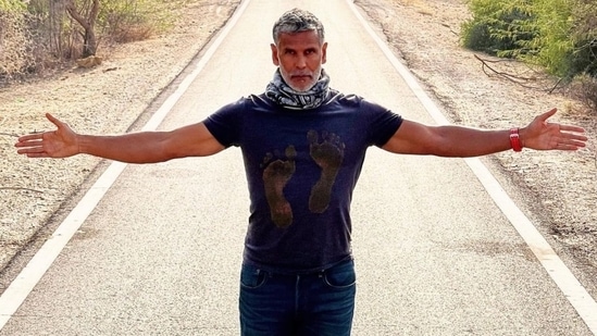 Milind Soman keeps the monkey in him alive with one arm swings, proves his workouts are always cool: Watch video(Instagram/@milindrunning)