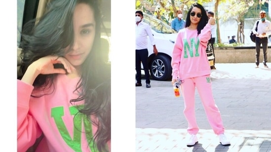 Shraddha Kapoor rocks this velvet hoodie