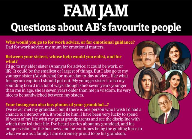 Aryaman on his family Aryaman on his family